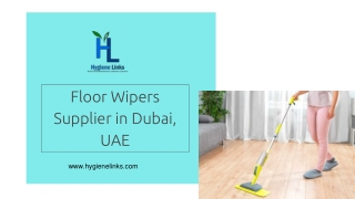 Floor Wipers Supplier in Dubai, UAE