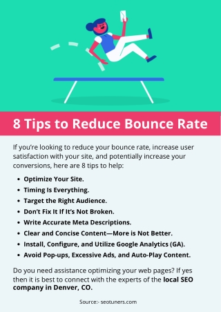8 Tips to Reduce Bounce Rate
