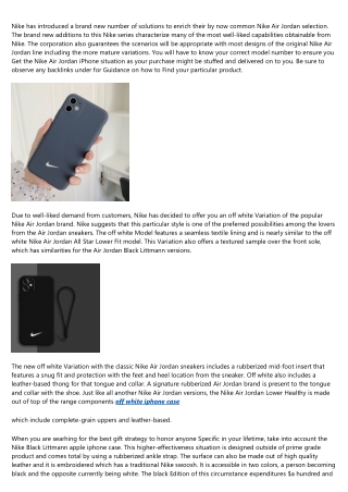 11 Ways to Completely Sabotage Your nike iphone case