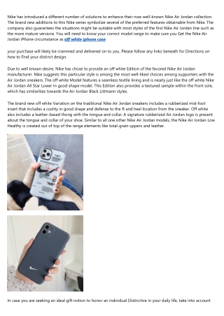 10 Compelling Reasons Why You Need off white iphone case