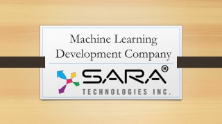 Machine Learning Development Company