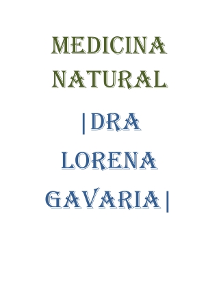 Mejor Medicina Natural