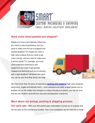Budget Friendly Furniture Shipping Service