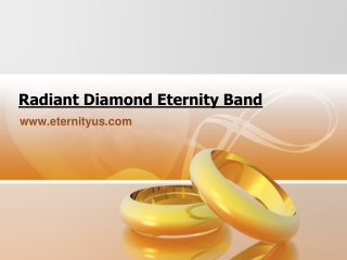 Buy Radiant Diamond Eternity Band in Yellow Gold - www.eternityus.com