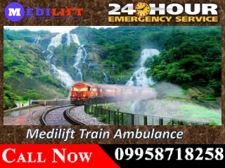 Get Medilift Train Ambulance Service in Patna and Bangalore for Patient Shifting Solution