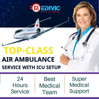 Get the Supreme Air Ambulance Service in Ahmadabad with Exceptional Support by Medivic Aviation