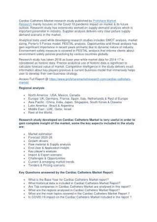 Cardiac Catheters Market