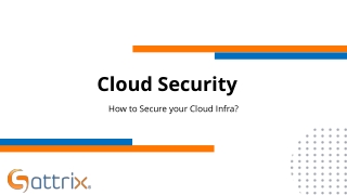 Cloud Security - How to Secure Your Cloud Infra