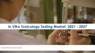 In Vitro Toxicology Testing Market 2021 Growth Analysis And (COVID-19) Effect An