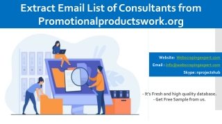 Extract Email List of Consultants from Promotionalproductswork.org