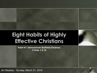 Eight Habits of Highly Effective Christians