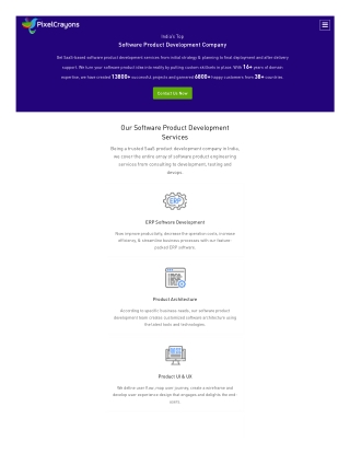PixelCrayons: India’s Top Software Product Development Company
