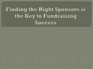 Finding the Right Sponsors is the Key to Fundraising Success