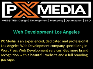 Web Development Los Angeles
