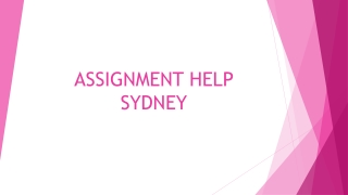 What is Assignment Help Sydney? | LiveWebTutors