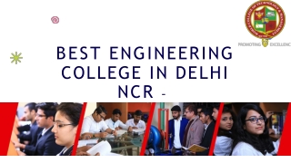 Best Engineering College In Delhi NCR | Engineering College