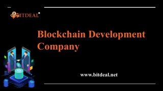 Bitdeal - India’s Leading Blockchain Development Company