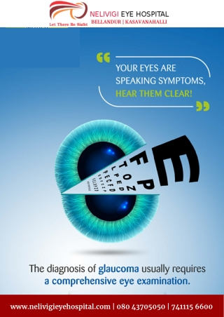 Diagnosis Of Glaucoma - Best Eye Hospitals in Bellandur, Bangalore - Nelivigi Eye