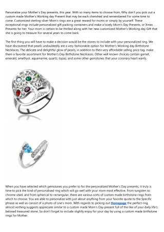 Meet the Steve Jobs of the custom birthstone rings Industry
