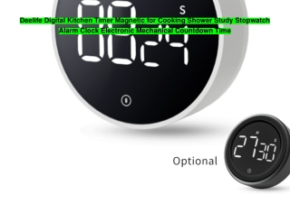 Deelife Digital Kitchen Timer Magnetic for Cooking Shower Study Stopwatch Alarm Clock Electronic Mechanical Countdown Ti