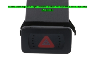 Hazard Warning Dash Light Indicator Switch For Golf MK4 Bora 1998-2006 1J0953235