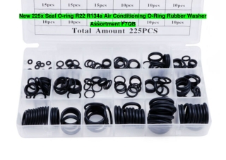 New 225x Seal O-ring R22 R134a Air Conditioning O-Ring Rubber Washer Assortment F7QB