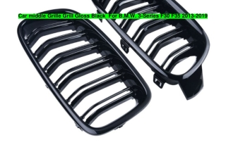Car middle Grille Grill Gloss Black  For B.M.W. 3-Series F30 F35 2013-2019