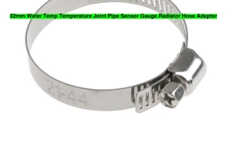 32mm Water Temp Temperature Joint Pipe Sensor Gauge Radiator Hose Adapter