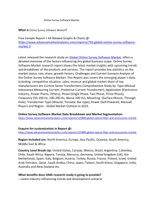 Know Changing Dynamics of Booming Online Survey Software Market
