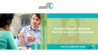 Reimbursement Methods: Fee-For-Service vs Capitation