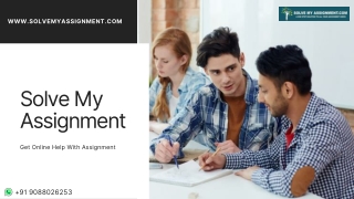 Solve My Assignment