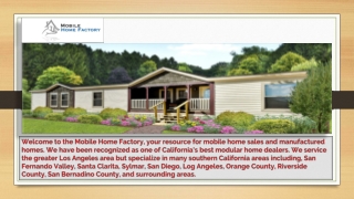 Mobile Home Transportation in California | Themobilehomefactory