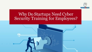 Why Do Startups Need Cyber Security Training for Employees