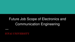 Future Job Scope of Electronics and Communication Engineering