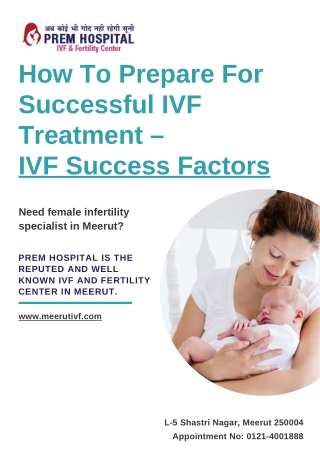 How To Prepare For Successful IVF Treatment