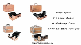 Rose Gold Makeup Case_ A Makeup Case That Glitters Forever