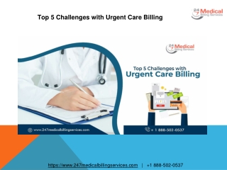 Top 5 Challenges with Urgent Care Billing