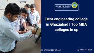 Best Engineering Colleges in Ghaziabad | Best MBA College in Ghaziabad | SDEC