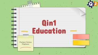 Qin1 Education- Transforming India’s Learning Experience