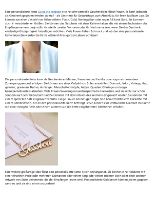 10 Dinge, die jeder an personalisierter kette hasst