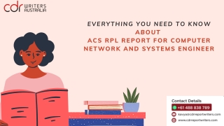 ACS RPL Report for Computer Network and Systems Engineer