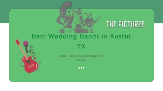 How Best Wedding bands Austin Tx Entertain You, Know Here!