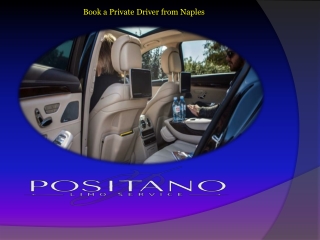 Book a Private Driver from Naples