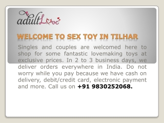 Buy Sex Toys in Tilhar