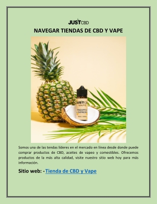 NAVEGAR TIENDAS DE CBD Y VAPE