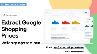 Extract Google Shopping Prices 