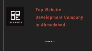 Top Website Development Company in Ahmedabad | Codepoets