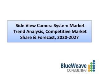 Side View Camera System Market Trend Analysis