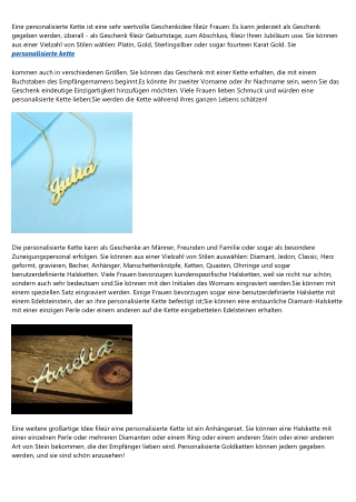This Is Your Brain on personalisierte kette