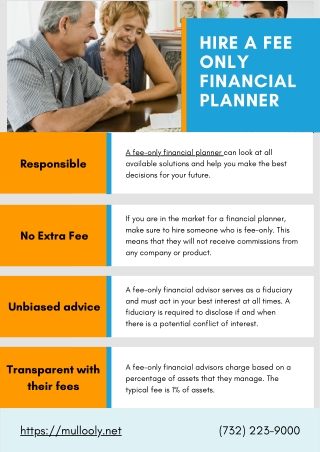4 Reasons Hire Fee-Only Financial Planner NJ